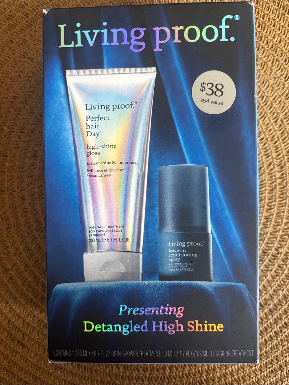 Living Proof Detangled High Shine Set NEVER USED